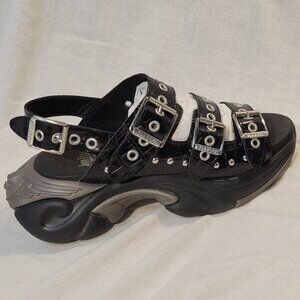 Soul Speed Rebel Buckled Sandals with Metal Studs (Unisex)